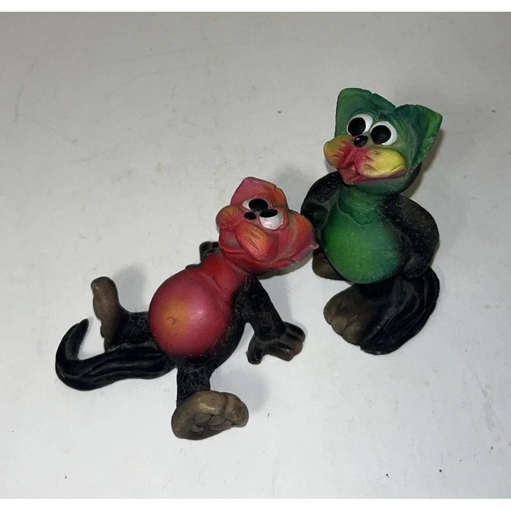 2 VTG 1996 Funny Pussins by Mary-Ann Orr, Panton Int. England, 